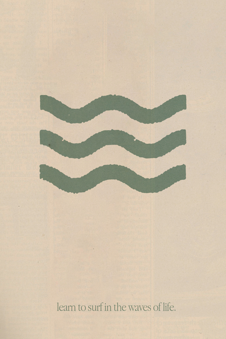 Surf The Waves Of Life' Poster