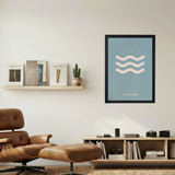 Life Comes In Waves' Poster V2 - Mockup 1