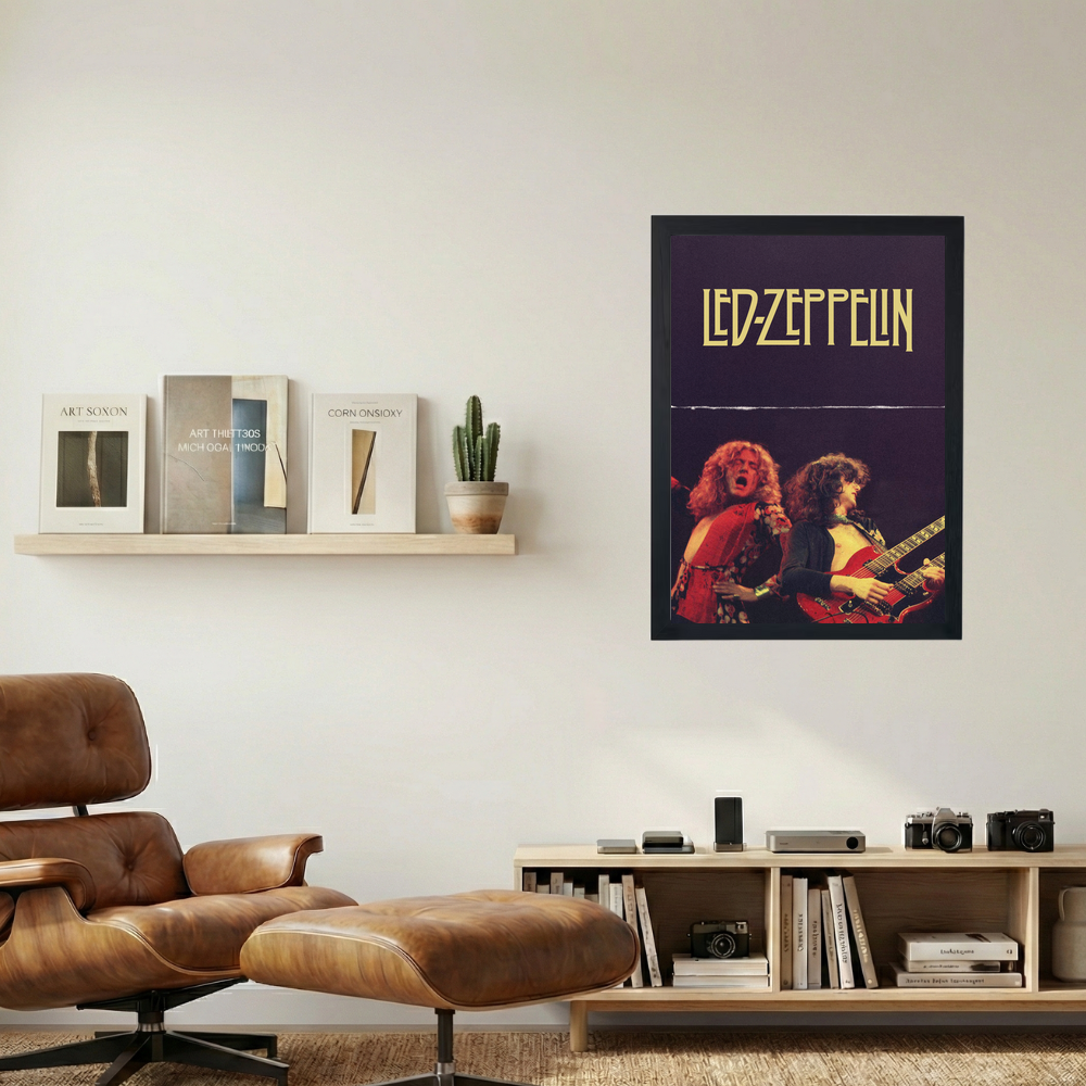 Led Zeppelin 'Duo' Poster - Mockup 1
