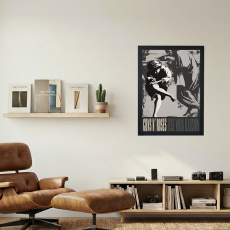 Guns N' Roses 'Use Your Illusion' Poster - Mockup 1