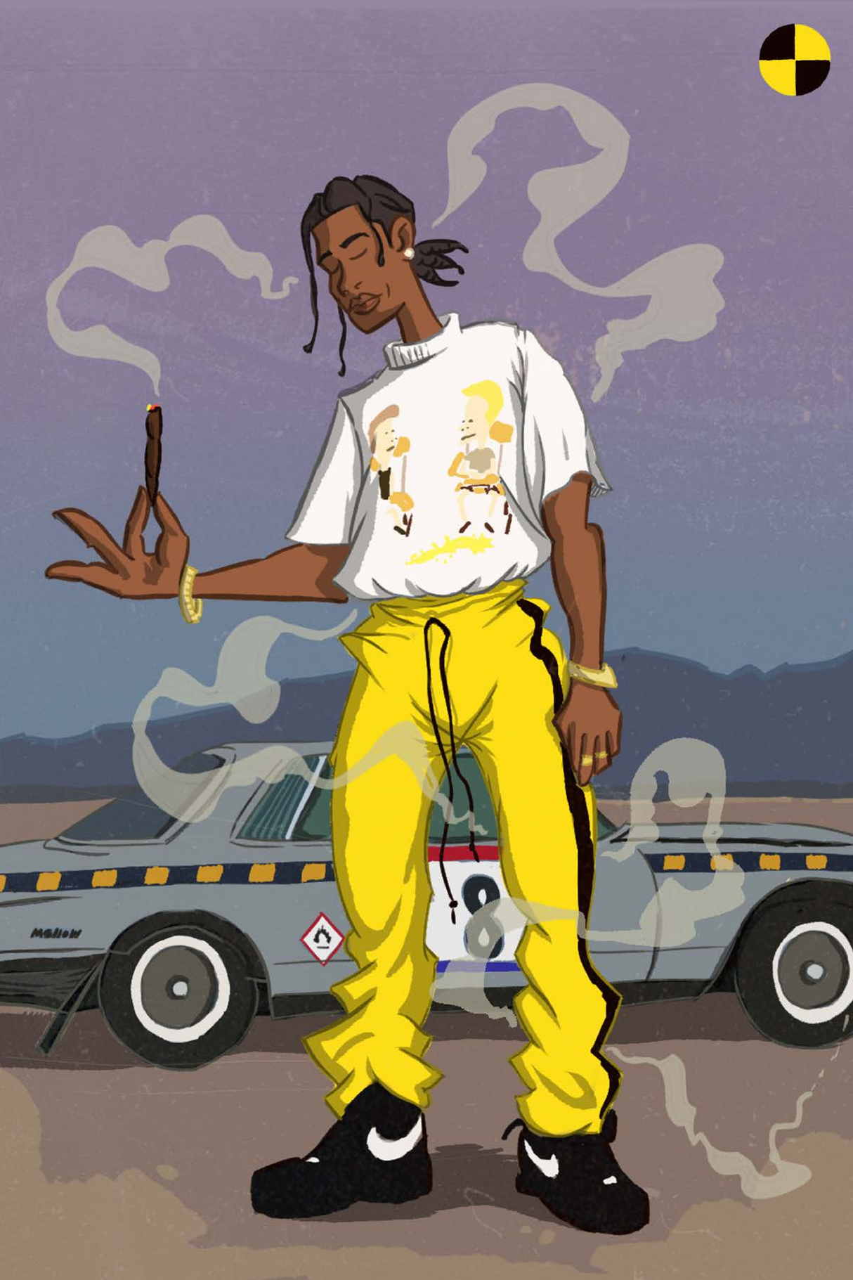 A$AP Rocky 'TESTING Cartoons' Poster