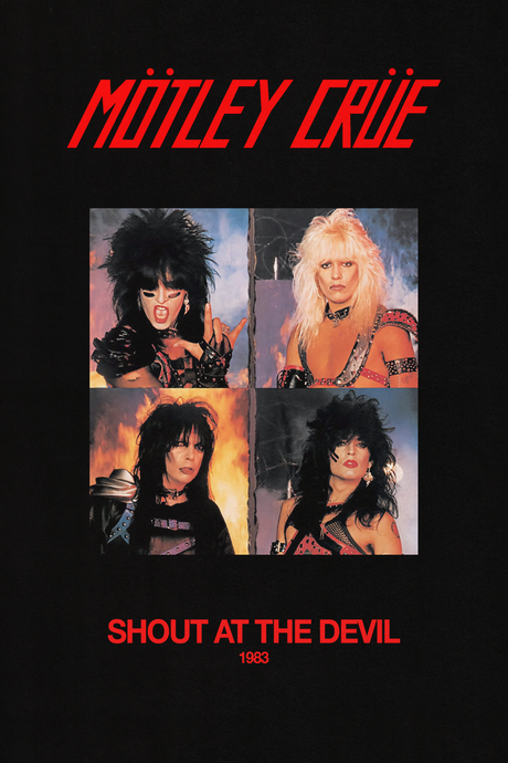 Mtley Cre 'Shout At The Devil' Poster - Mockup 1