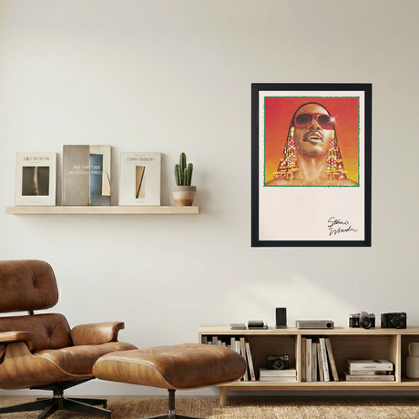 Stevie Wonder 'Hotter Than July' Poster - Mockup 1