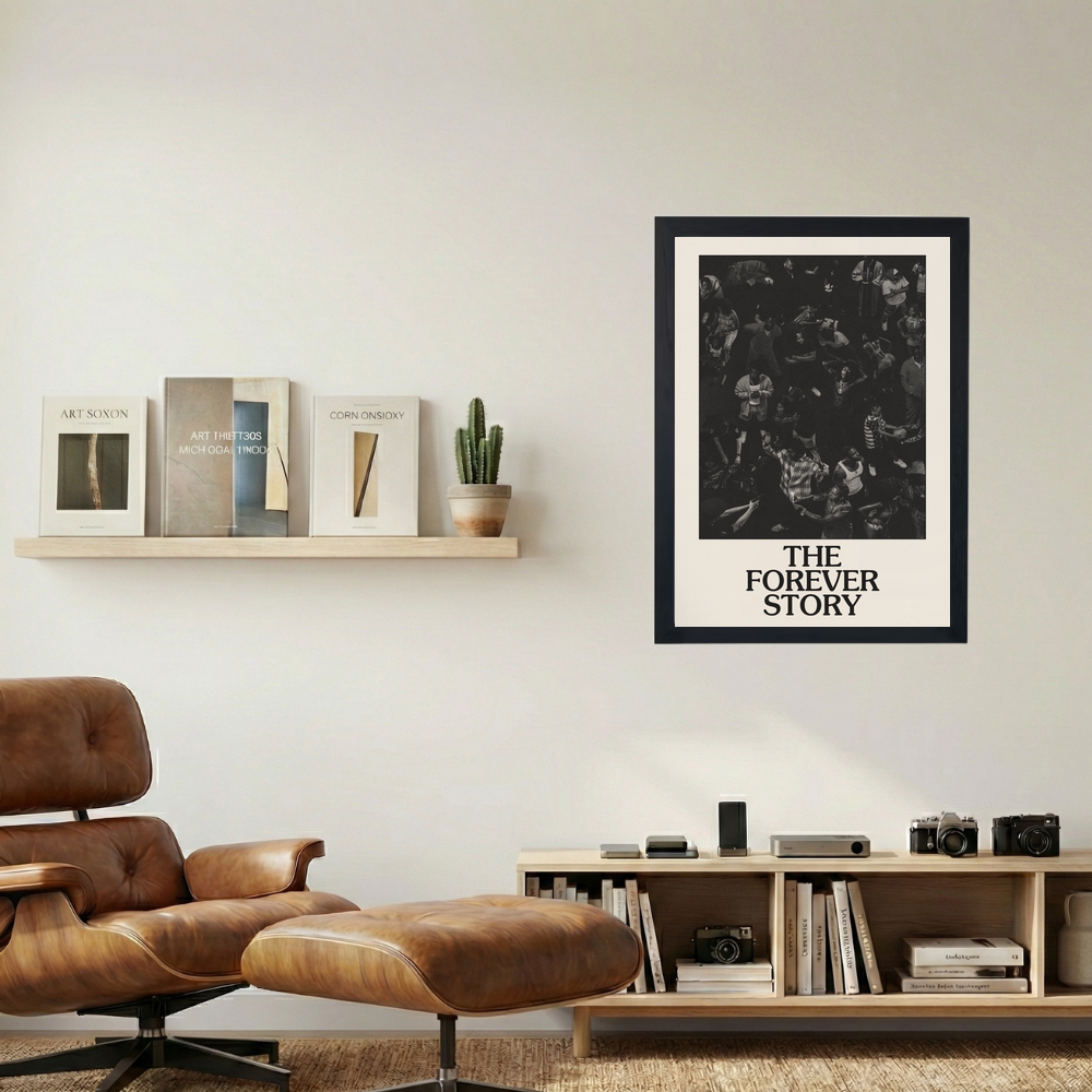 JID 'The Forever Story' Poster - Mockup 1