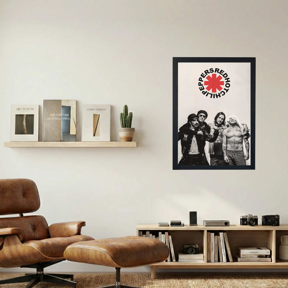 Red Hot Chili Peppers 'Portrait' Poster - Mockup 1