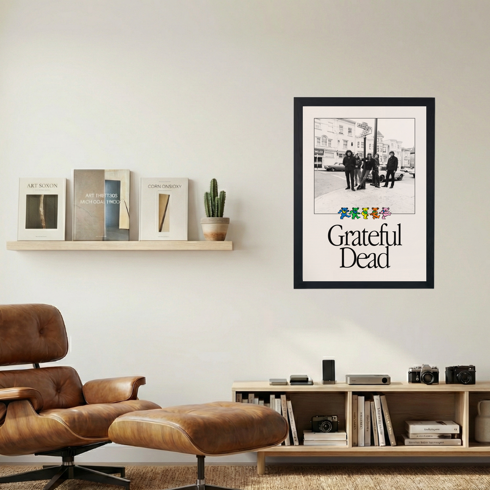 Grateful Dead 'Ashbury' Poster - Mockup 1