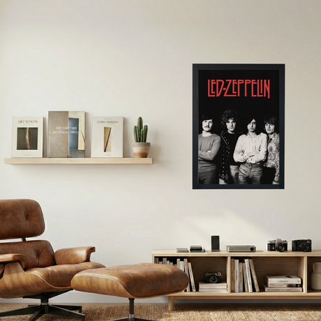 Led Zeppelin 'Portrait' Poster - Mockup 1