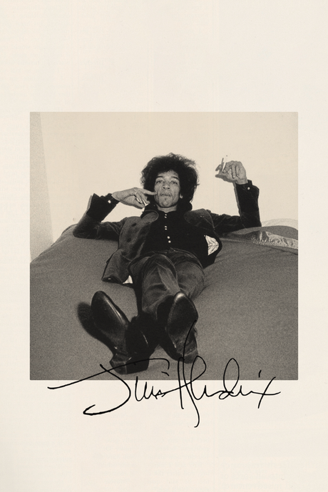 Jimi Hendrix 'Autograph' Poster