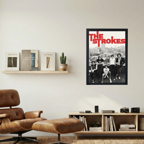 The Strokes 'Rooftop' Poster - Mockup 1
