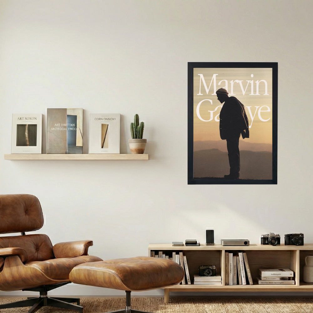 Marvin Gaye 'Mountain High' Poster - Mockup 1