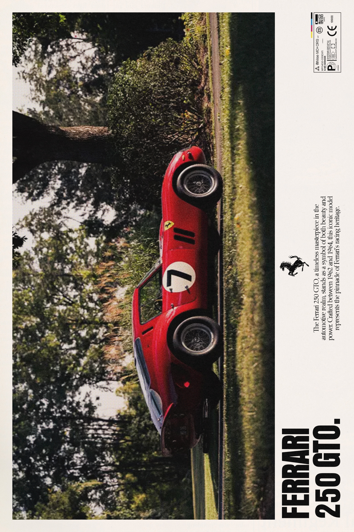 Ferrari 250 GTO Poster