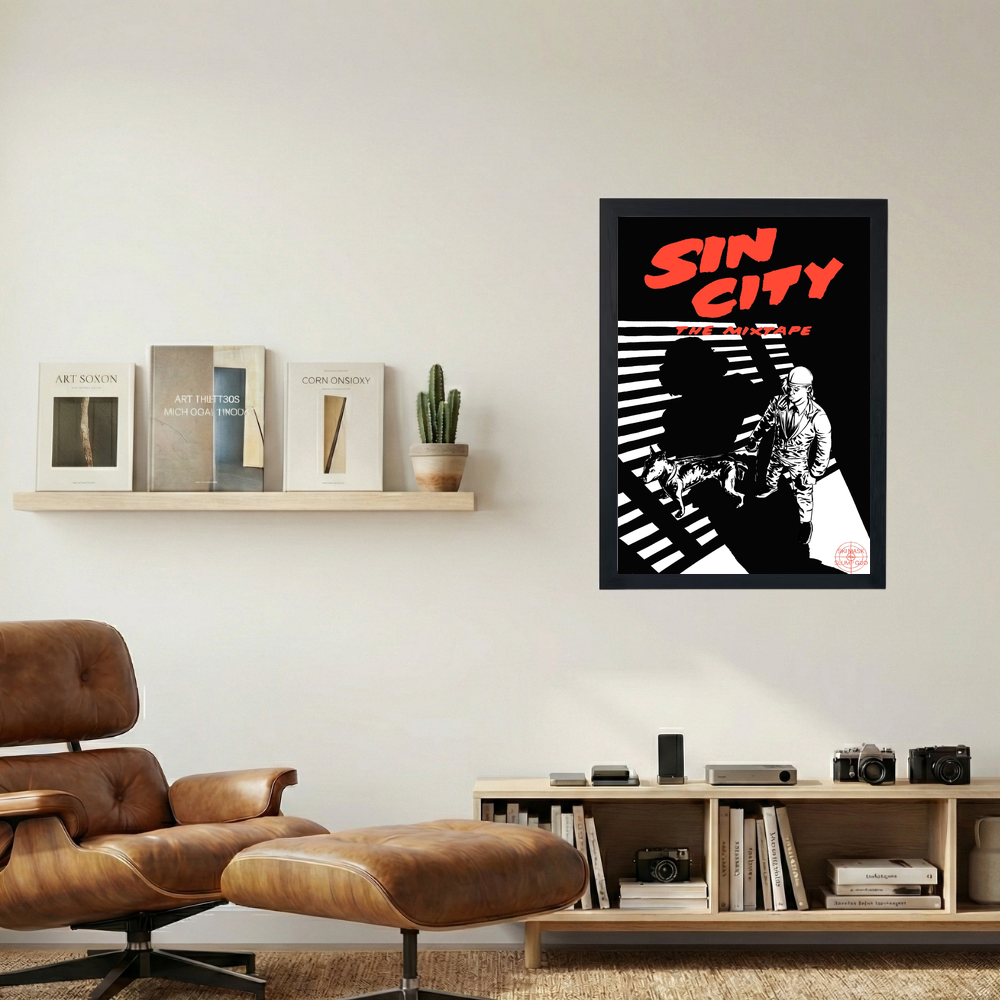 Ski Mask The Slump God 'SIN CITY' Poster - Mockup 1