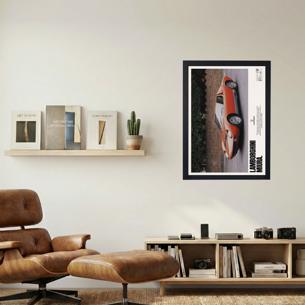 Lamborghini Miura Poster - Mockup 1
