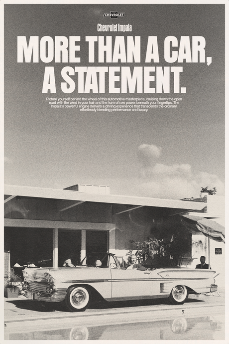 Chevrolet Impala 'More Than A Car' Poster