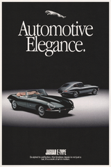 Jaguar E-Type 'Automotive Elegance' Poster