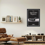 Jaguar E-Type 'Automotive Elegance' Poster - Mockup 1