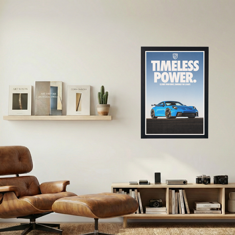Porsche 'Timeless Power' Poster - Mockup 1