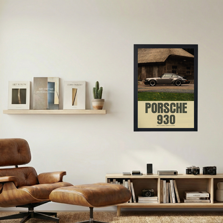 Porsche 930 Poster - Mockup 1