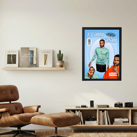 Frank Ocean 'Shoot & Stamp' Poster - Mockup 1