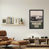 Porsche 930 'Once A Classic' Poster - Mockup 1
