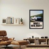 Lamborghini Silhouette 'What A View' Poster - Mockup 1