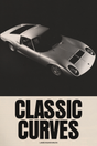 Lamborghini Miura B&W Poster