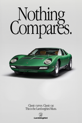 Lamborghini Miura 'Nothing Compares' Poster - Mockup 1