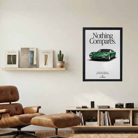 Lamborghini Miura 'Nothing Compares' Poster - Mockup 1