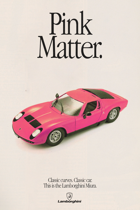 Lamborghini Miura 'Pink Matter' Poster