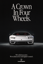 Lamborghini Countach 'Crown In Four Wheels' Poster