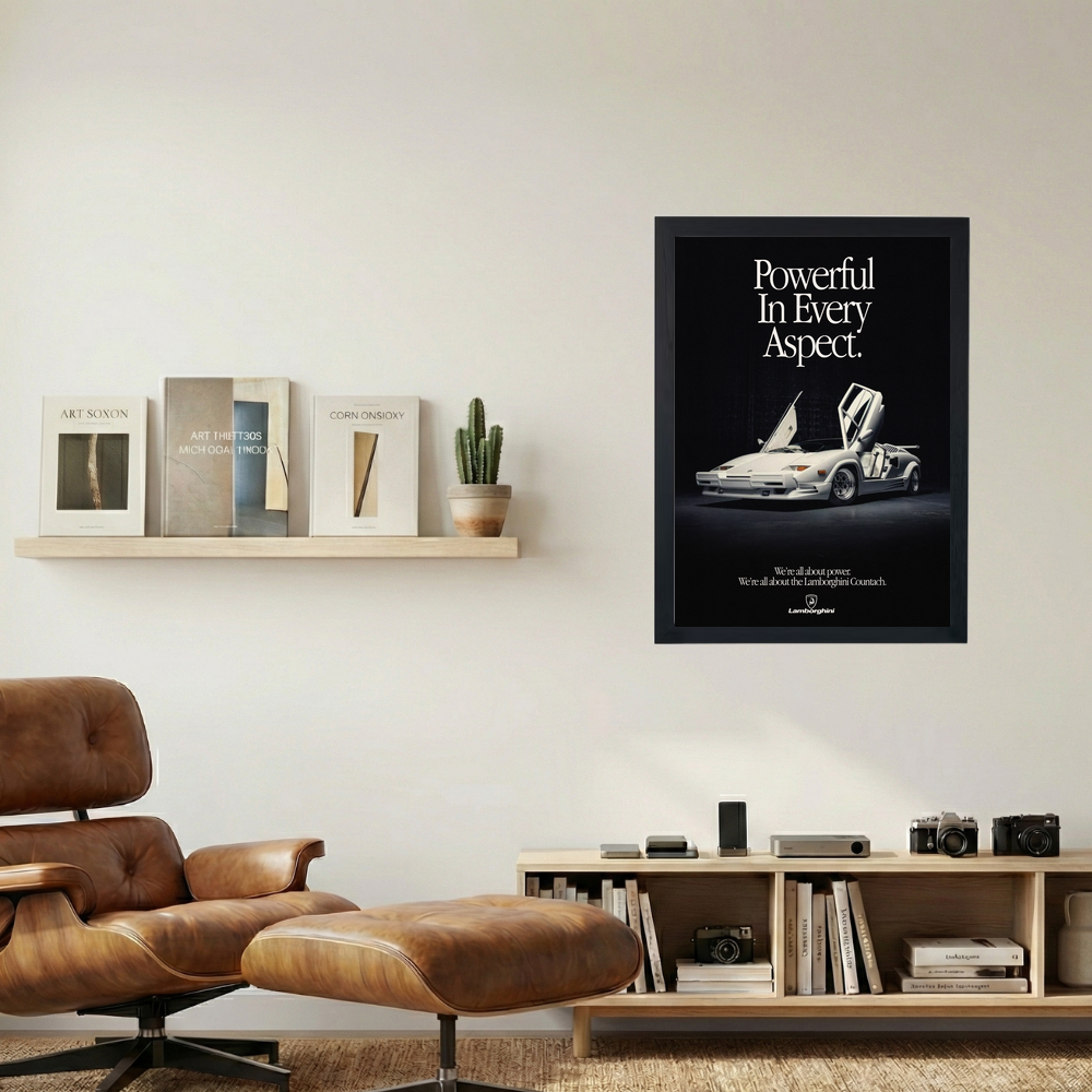 Lamborghini Countach Poster - Mockup 1