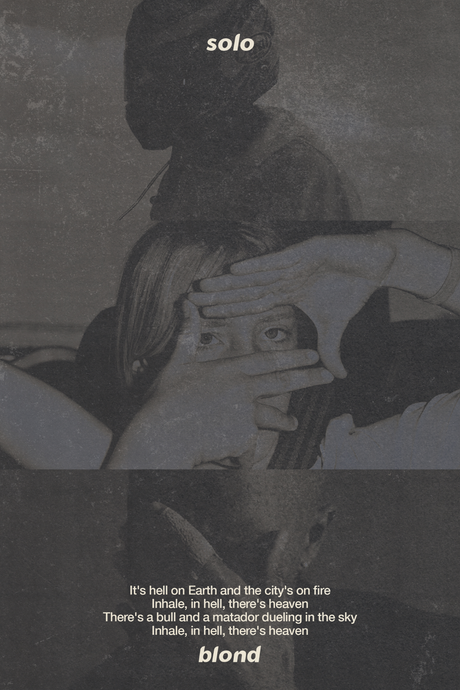 Frank Ocean 'Solo' Poster - Mockup 1