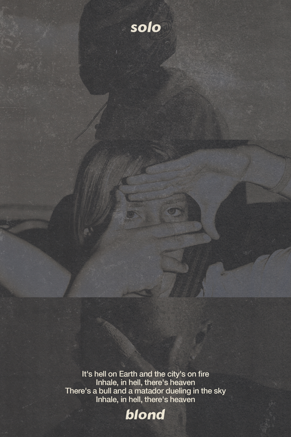 Frank Ocean 'Solo' Poster - Mockup 1