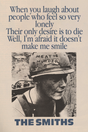 The Smiths 'Doesn't Make Me Smile' Poster