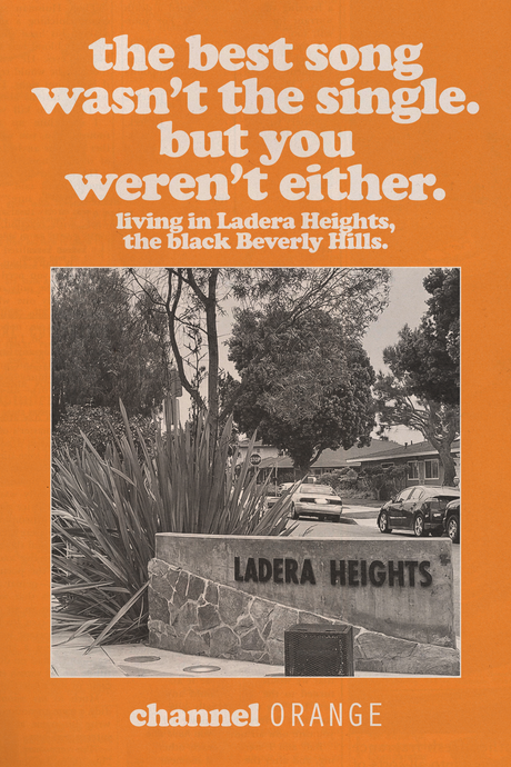 Frank Ocean 'Ladera Heights' Poster