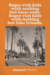 Frank Ocean 'Super Rich Kids' Poster