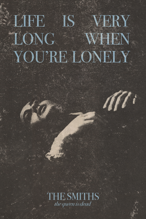 The Smiths 'Life When Lonely' Poster