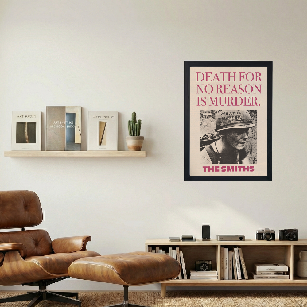 The Smiths 'Death For No Reason' Poster - Mockup 1