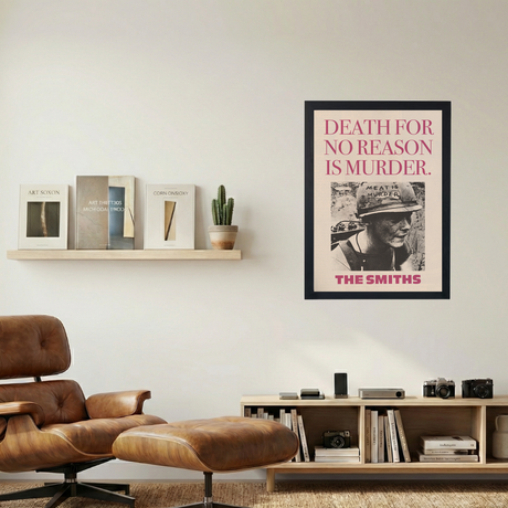 The Smiths 'Death For No Reason' Poster - Mockup 1
