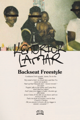Kendrick Lamar 'Backseat Freestyle' Poster