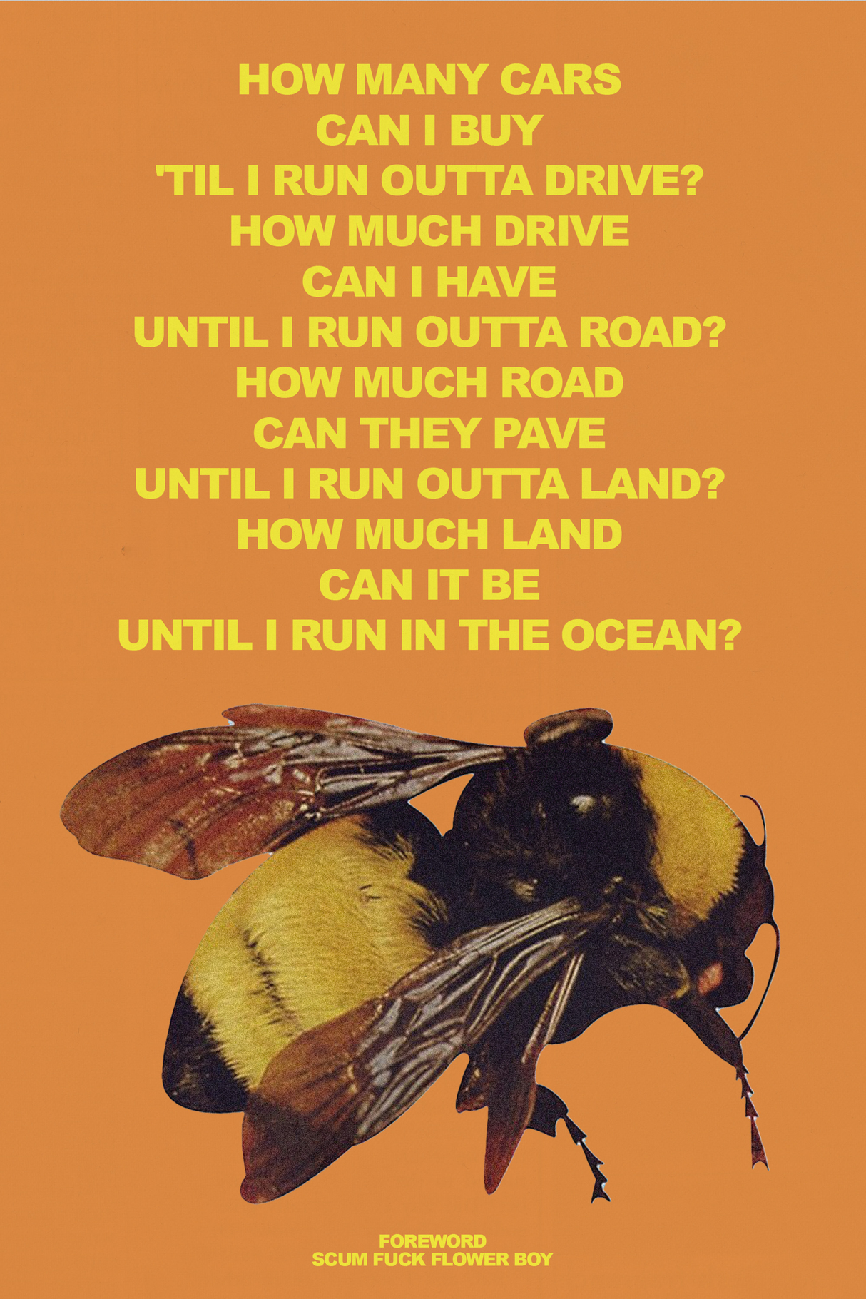 Tyler, The Creator 'Foreward' Poster