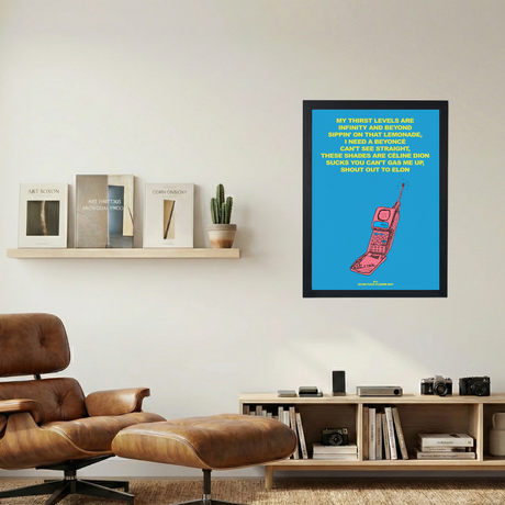 Tyler, The Creator '911/Lonely' Lyrics Poster - Mockup 1