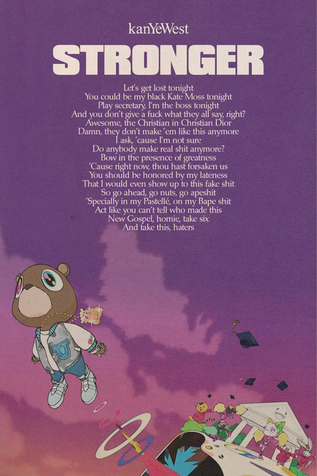 Kanye West 'Stronger' Poster