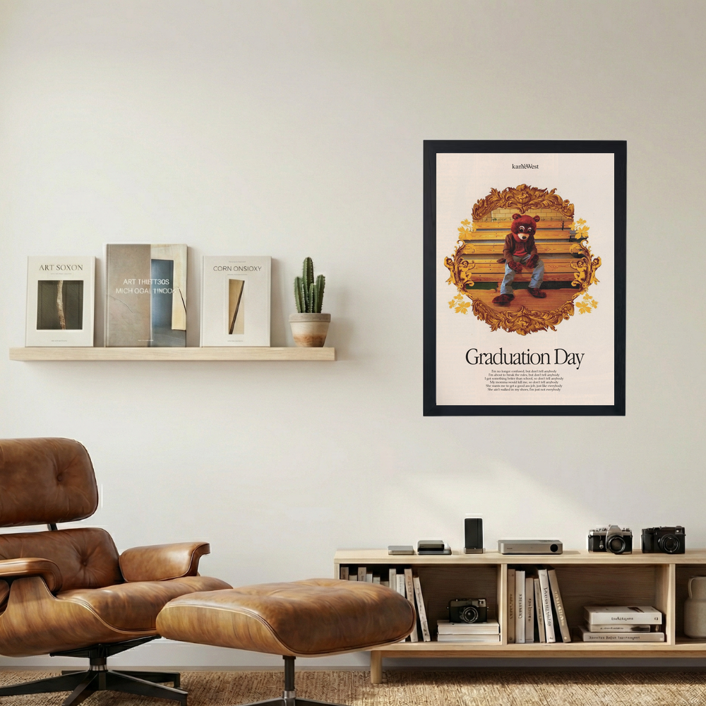 Kanye West 'Graduation Day' Poster - Mockup 1