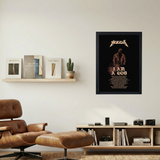 Kanye West 'I Am A God' Lyrics Poster - Mockup 1