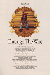 Kanye West 'Through The Wire' Lyrics Poster