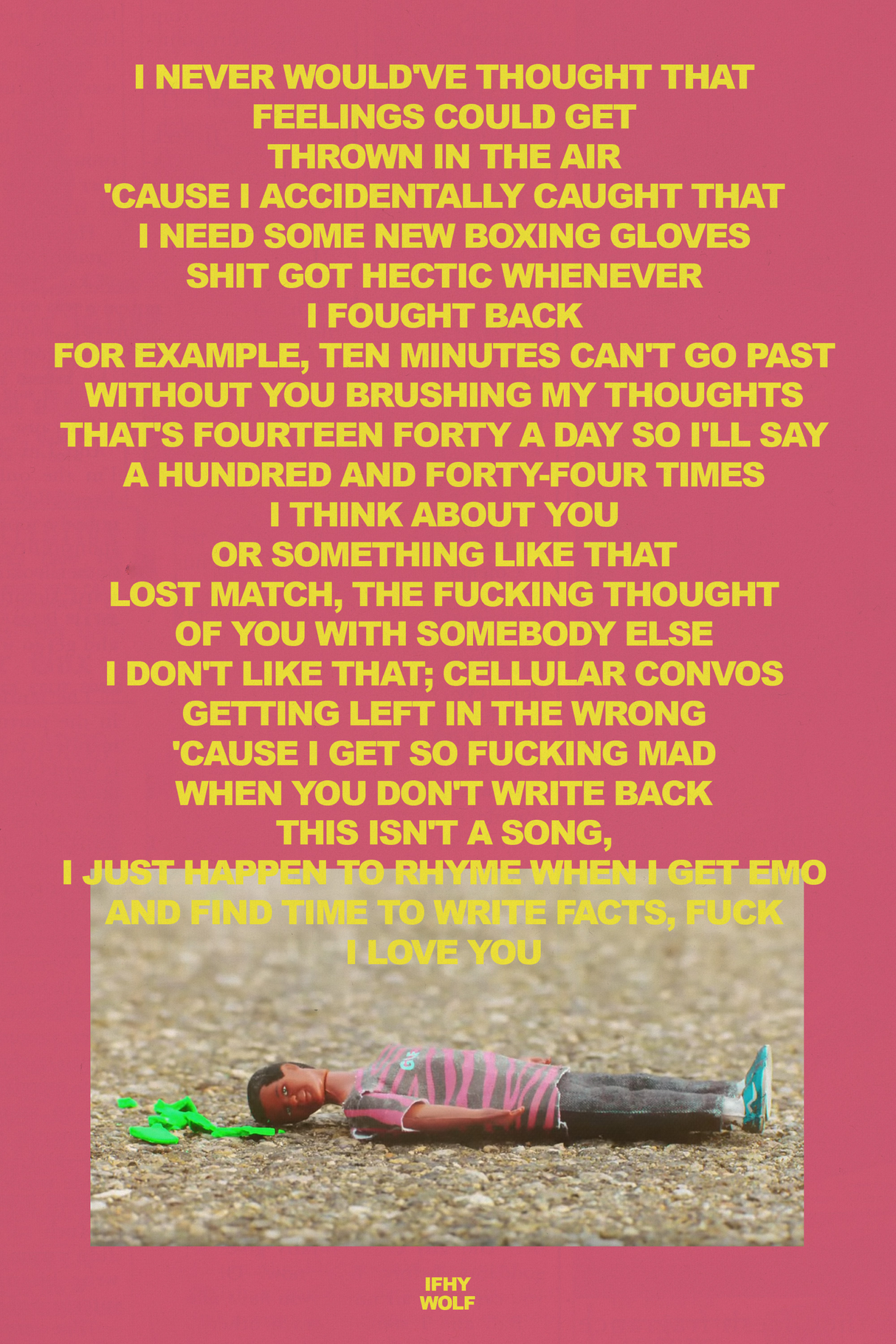 Tyler, The Creator 'IFHY' Poster
