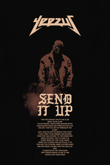 Kanye West 'Send It Up' Lyrics Poster