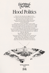 Kendrick Lamar 'Hood Politics' Lyrics Poster