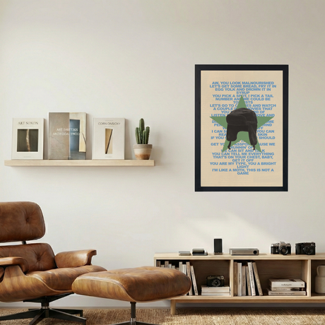 Tyler, The Creator 'Wusyaname' Lyrics Poster - Mockup 1